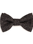 ORWELL AND BROWNE Donegal Tweed Bow Tie - Charcoal