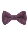 ORWELL AND BROWNE Donegal Tweed Bow Tie - Purpureal