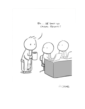 ROB STEARS A4 Print - Casual Friday