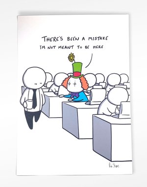 ROB STEARS A4 Print - Clerical Error