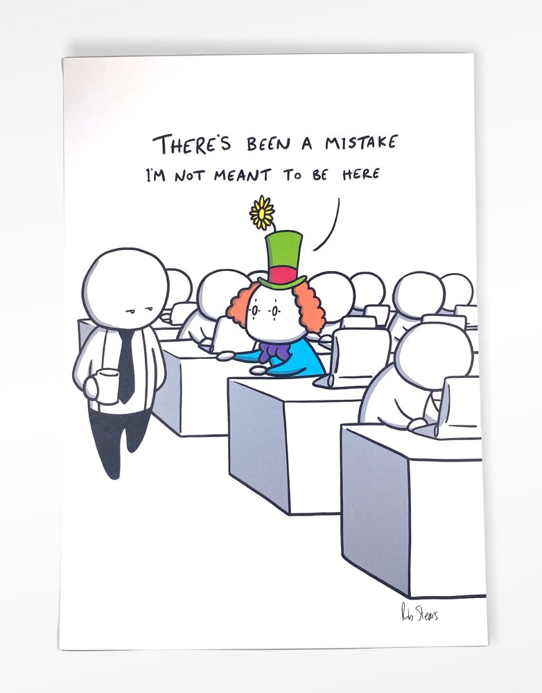 ROB STEARS A4 Print - Clerical Error