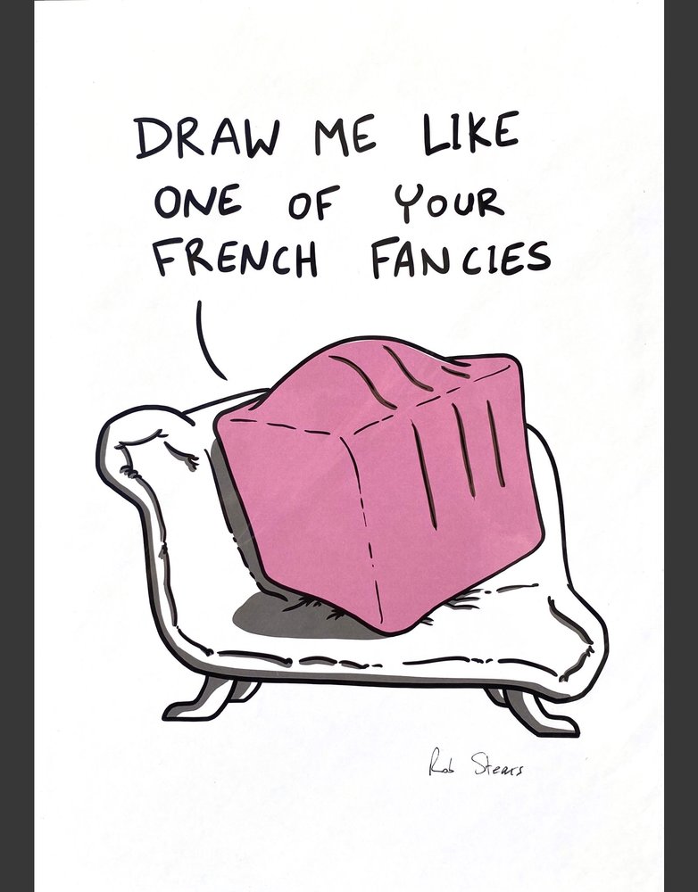 ROB STEARS A4 Print - French Fancy