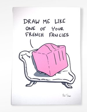 ROB STEARS A4 Print - French Fancy