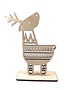 SNOW Wooden Decoration - Cosy Deer