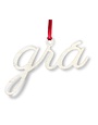 SNOW Wooden Decoration - Gra/Love