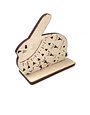 SNOW Wooden Decoration - Cosy Hare