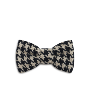 ORWELL AND BROWNE Donegal Tweed Bow Tie - Houndstooth