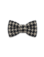 ORWELL AND BROWNE Donegal Tweed Bow Tie - Houndstooth