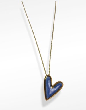 DANU Something Blue Heart Necklace