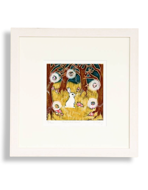 ORLA BARRY Framed Print - Enchanted Woods