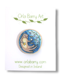 ORLA BARRY Wooden Brooch - Otter