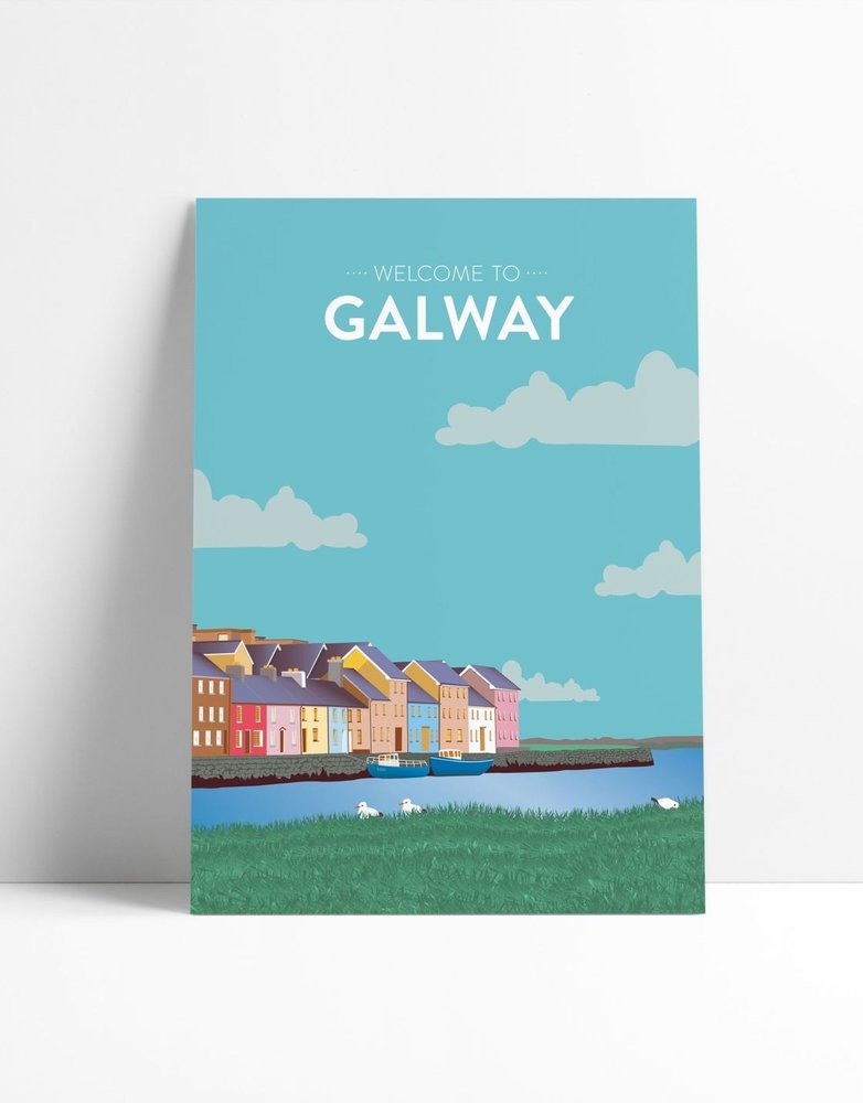 HAPENNY DESIGN A3 Print - Galway