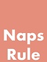 MY SHOP COLLECTION A3 Print Naps Rule - Peach