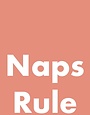 MY SHOP COLLECTION A3 Print Naps Rule - Peach