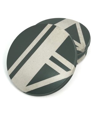 AIL+EL Concrete Coaster  - Rhino Grey