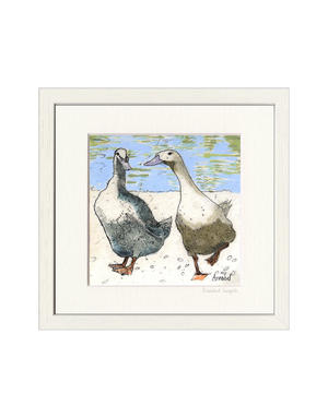 ANNABEL LANGRISH Mini Framed Print - Quackers