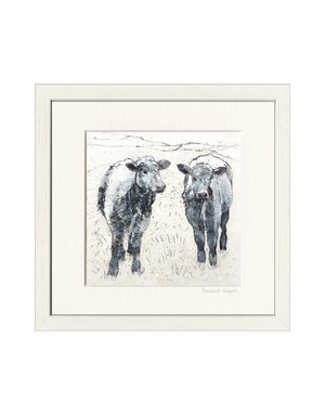ANNABEL LANGRISH Mini Framed Print - Cows