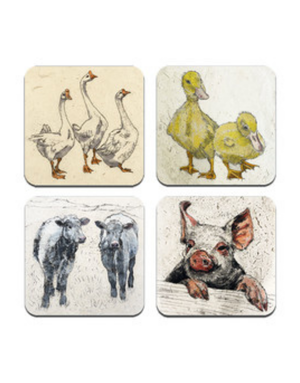 ANNABEL LANGRISH Placemat Set - Farmyard Animals