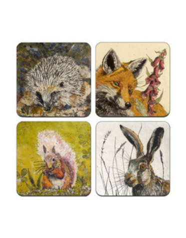 ANNABEL LANGRISH Coaster Set - Woodland Wildlife