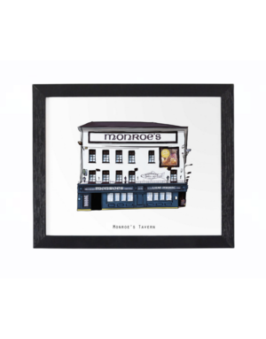 COWFIELD DESIGN Monroe's Tavern Print Framed