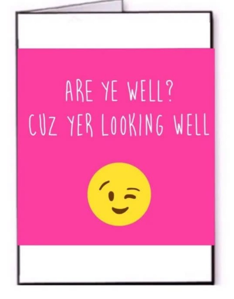 FINGERDOODLES Card -  Looking Well