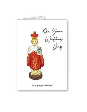 FINGERDOODLES Card - Wedding Child of Prague