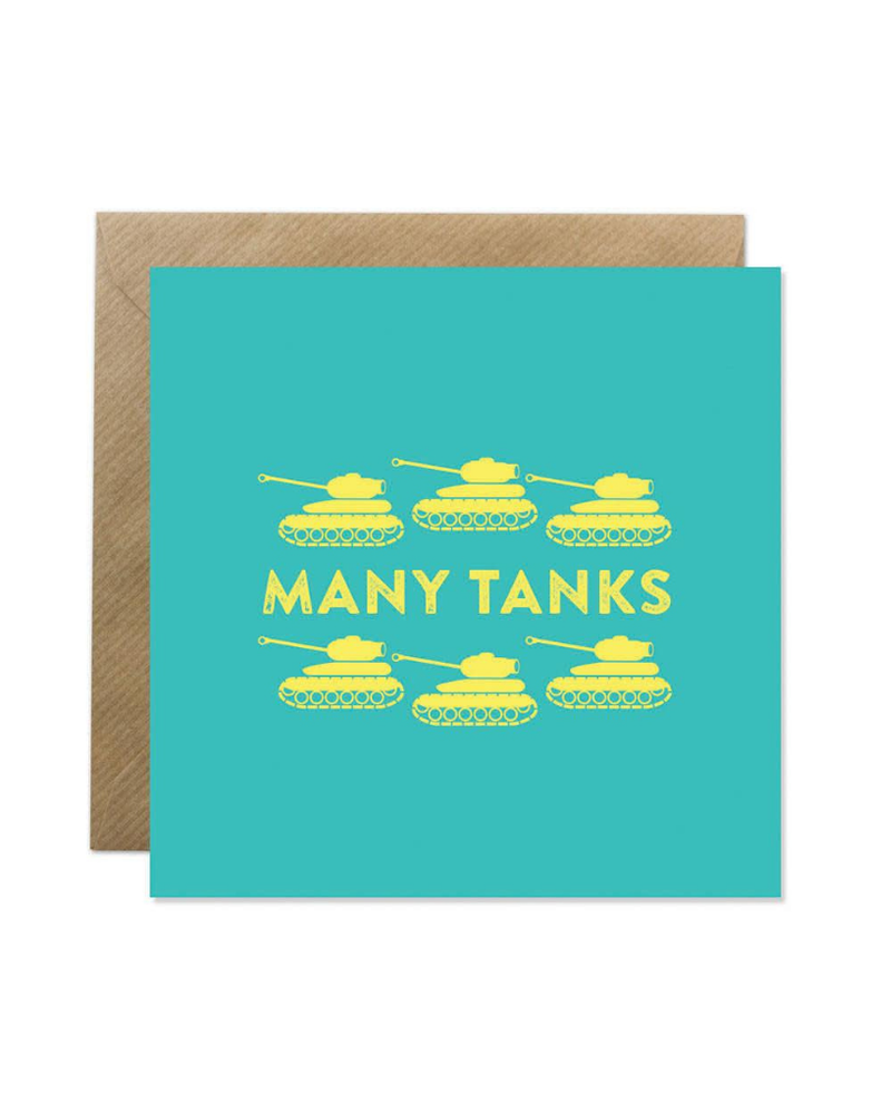BOLD BUNNY Card - Many Tanks