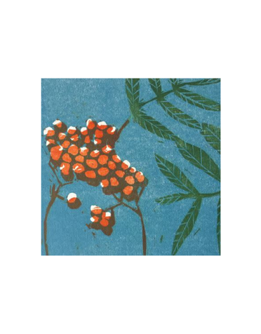 ART CARDS Card - Rowan on Blue