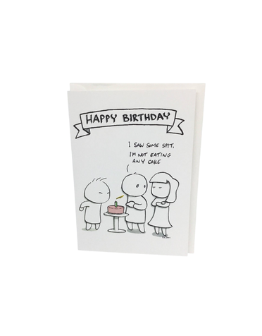 ROB STEARS Card - Happy Birthday Spit