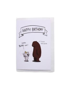 ROB STEARS Card - Happy Birthday Bear