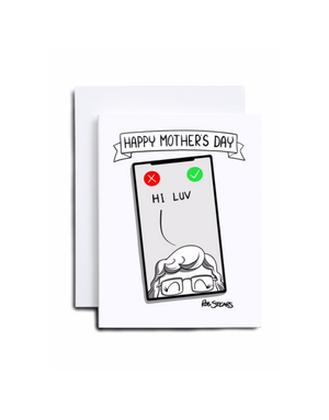 ROB STEARS Card - Happy Mothers Day Hi Luv