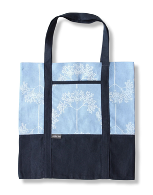 JUPITER RED Linen Tote - Elderflower Blue