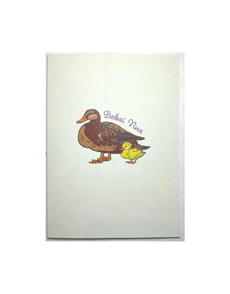CLOVER RUA Card - Baby Duck