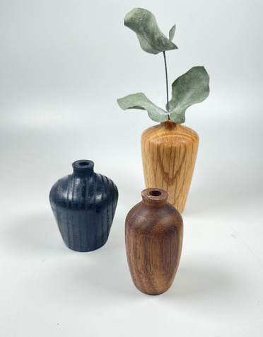 COOLREE DESIGN Set of 3 Miniature Flower Vases