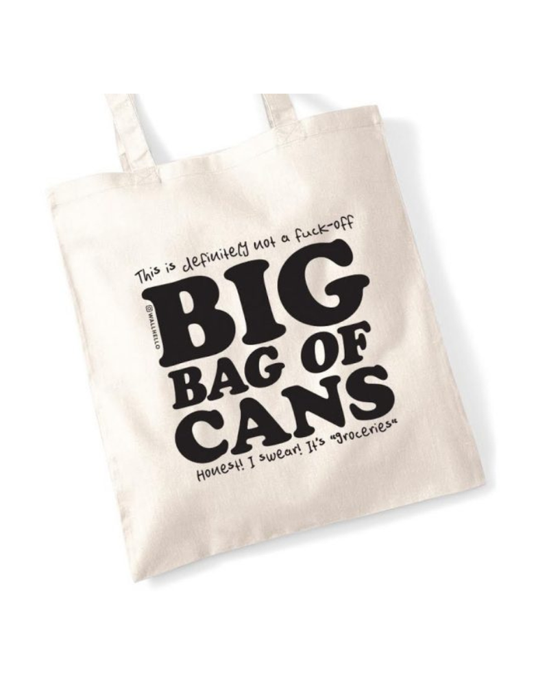 FINTAN WALL DESIGN Tote Bag - Big Bag of Cans