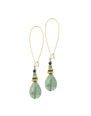 K KAJOUX Solais Drop Long Earrings