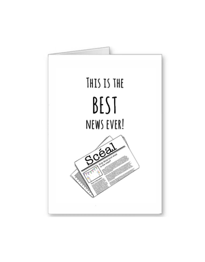 FINGERDOODLES Card - Best News Ever