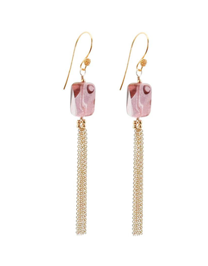 VIVIEN WALSH Carla Earrings - Rose