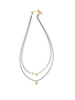 VIVIEN WALSH Star & Crescent Double Chain Necklace