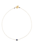 VIVIEN WALSH Single Pearl Necklace - Midnight