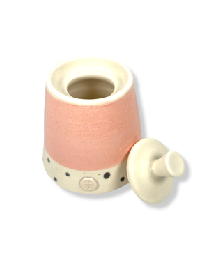 ETAOIN O'REILLY Sugar Bowl -  Polka Dot Pink