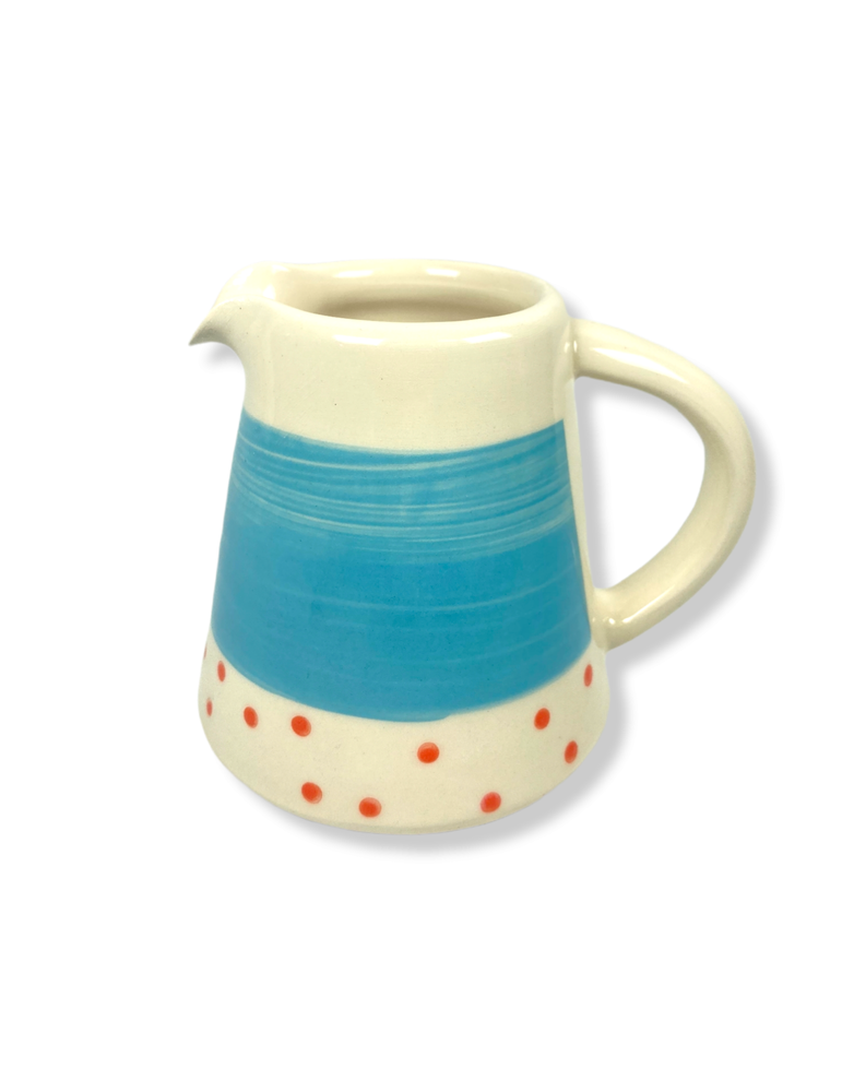 ETAOIN O'REILLY Milk Jug - Polka Dot Aqua