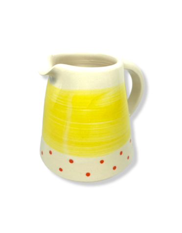 ETAOIN O'REILLY Milk Jug - Polka Dot Yellow