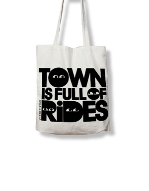 FINTAN WALL DESIGN Tote Bag - Town is Full of Rides