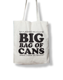 FINTAN WALL DESIGN Tote Bag - Big Bag of Cans