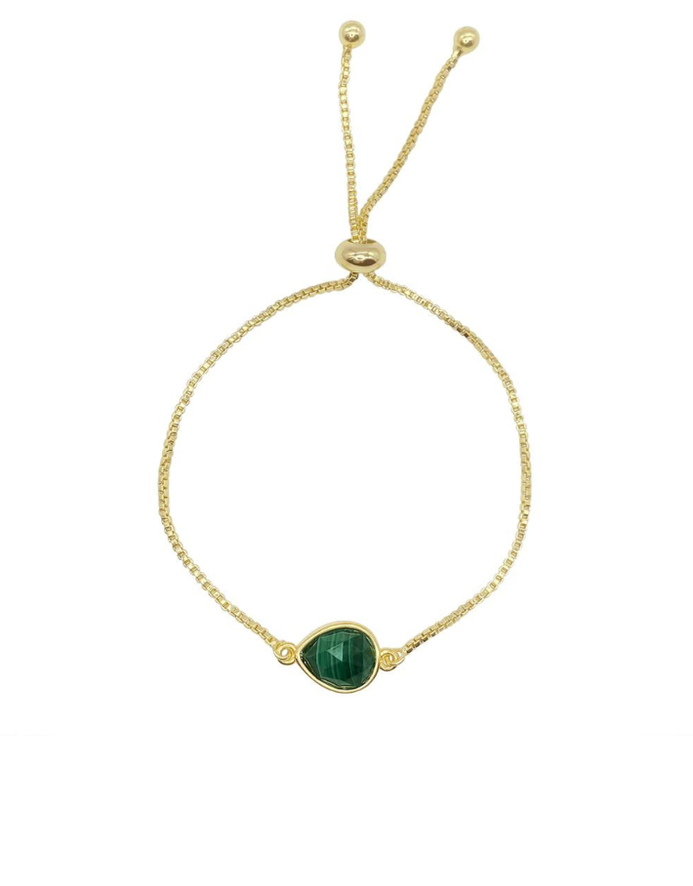ARIA-V Malachite Drop Bracelet