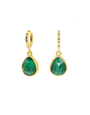 ARIA-V Malachite Drops Earrings