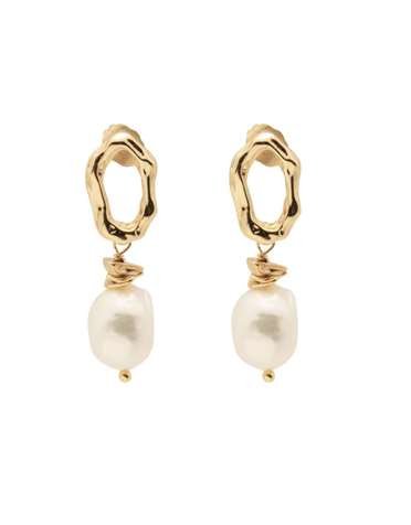 VIVIEN WALSH Amy Earrings- Pearl