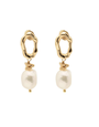 VIVIEN WALSH Amy Earrings- Pearl