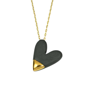 DANU Heart Necklace - Black